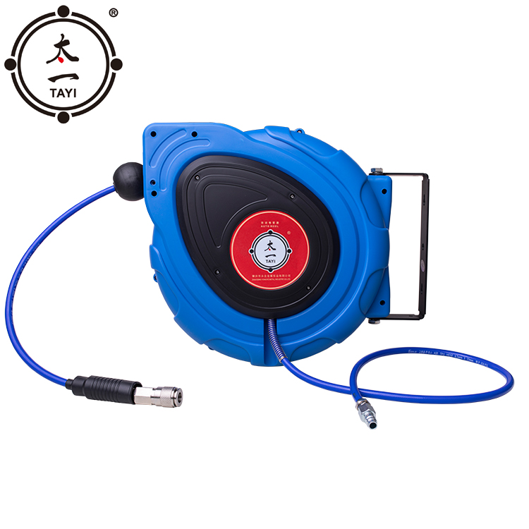 China Factory Supply Retractable Wall Mounted Industrial Air/Water/Electric Hose Reel