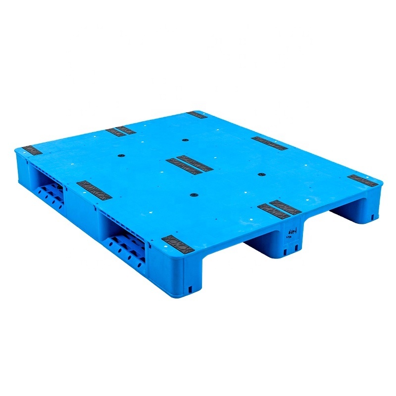 HDPE/PP Warehouse Storage Plastic Pallet with 3 Runners Back