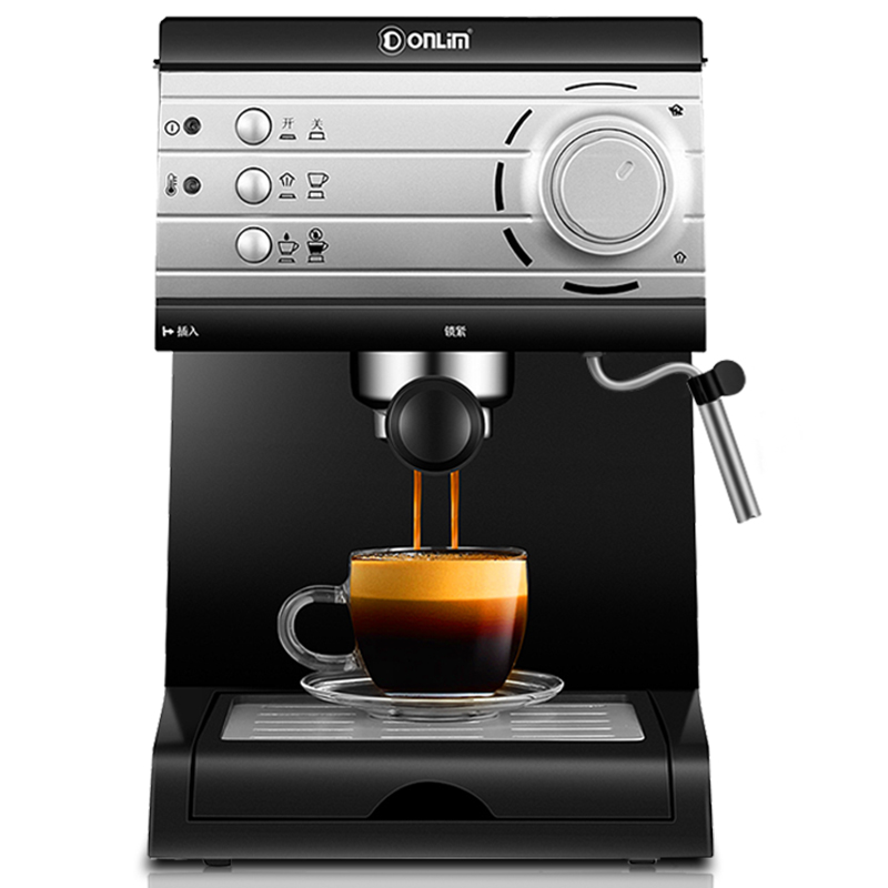 Electric Coffee Maker Household Espresso Coffee Machine Milk Foam Maker