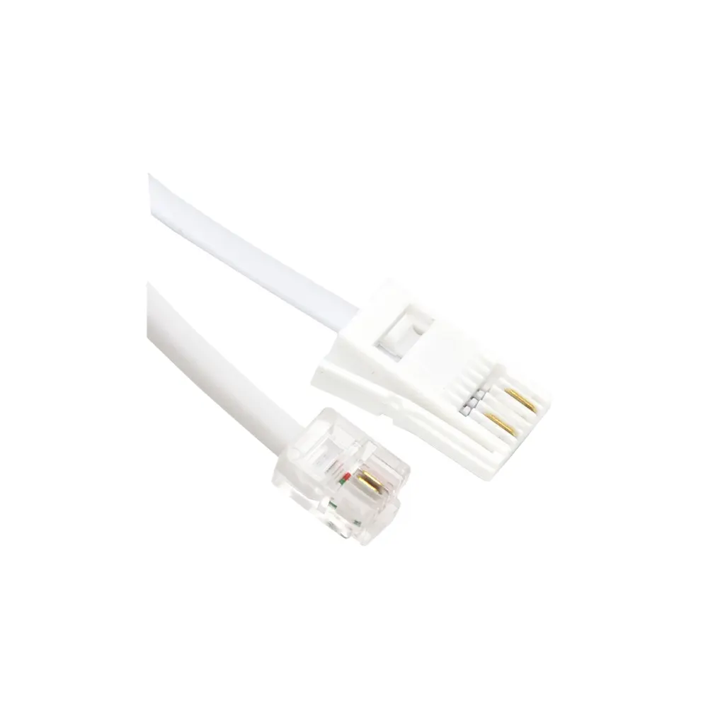 rj11 telephone cable terminal rj11 6p2c us to uk cable