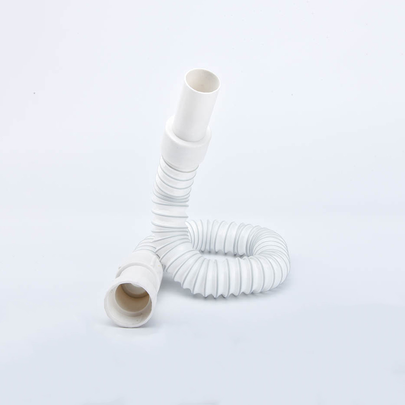 Bath Tub White Basin Sink Waste Pipe Trap 1 1/4' or 1 1/2' Flexible Drain Pipe For Bathtub