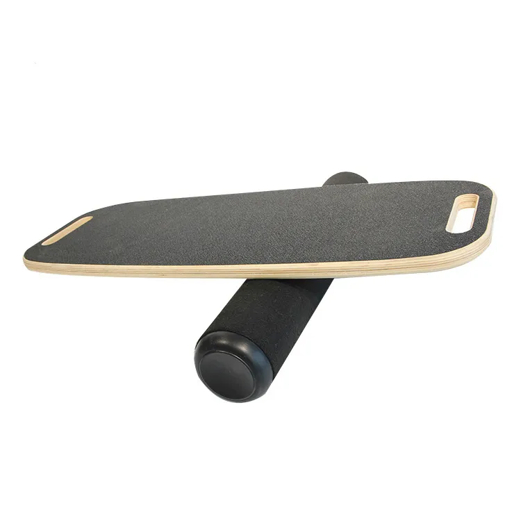 Balance board ,Anti-skid protection,Private Label Fitness Natural Wood Balance Board