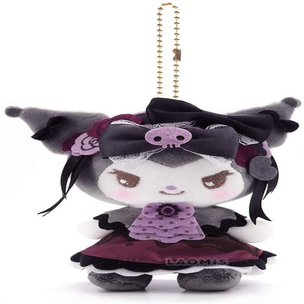 Мягкая игрушка sanrio из мягкого плюша kuromi, оптом