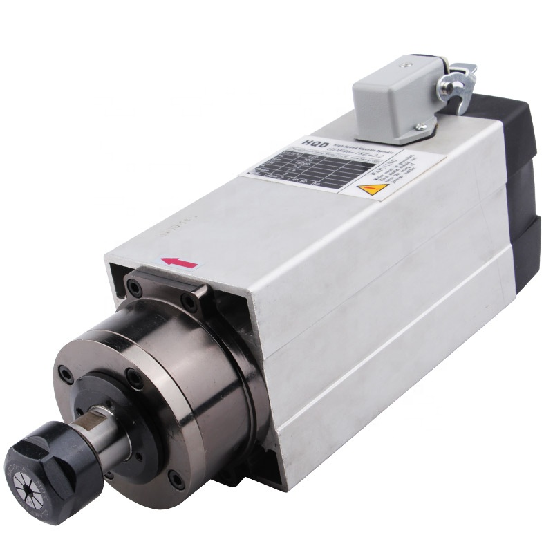 HQD 2.2KW 220V/380V воздушное охлаждение Цзинань низкой скорости с воздушным охлаждением двигатель быстроходного шпинделя фасонно-фрезерного станка с ЧПУ
