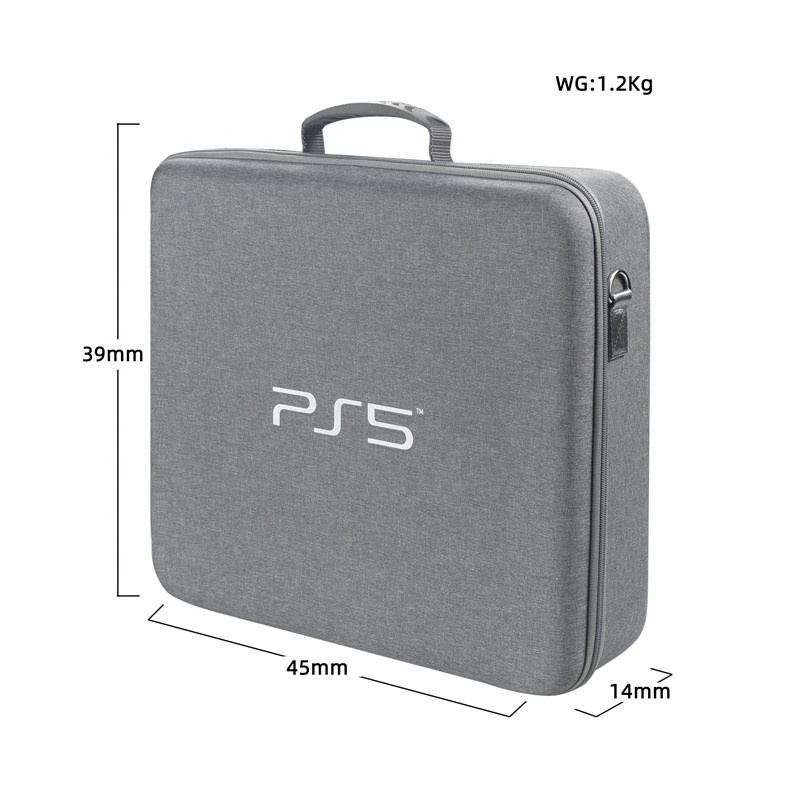 PS5 сумка для хранения Жесткий чехол оболочка водонепроницаемый Сумки из натуральной кожи противоударный портативный футляр для PlayStation 5 консоли и контроллеры