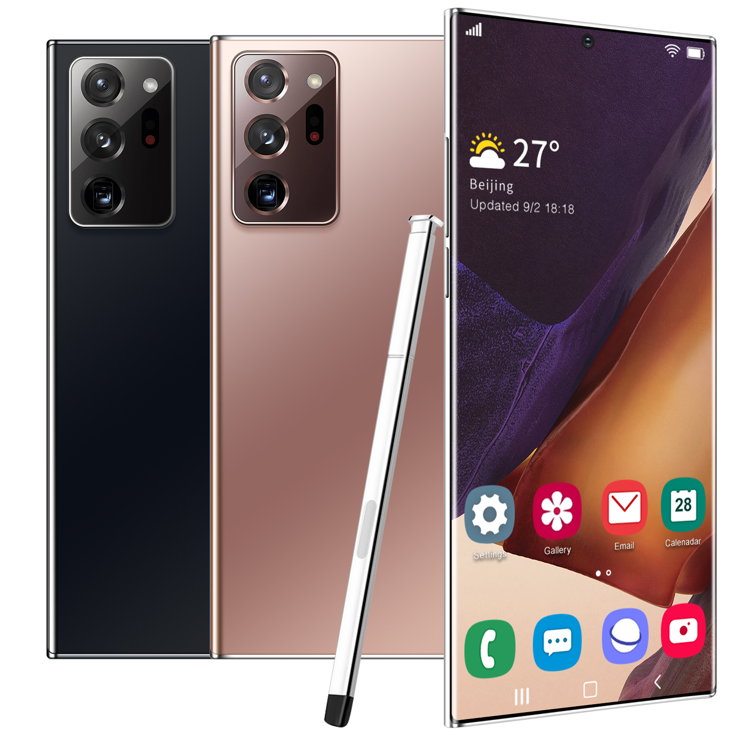 Смартфон NOTE 20U + Note20, 6,9 дюйма, IPS, Wifi