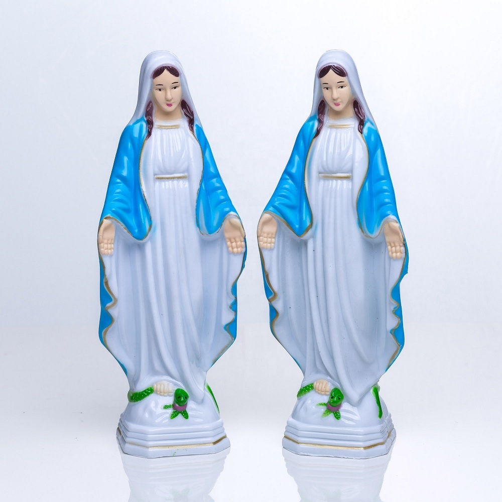 Catholic Decoration Figurines Large Virgin Mary Statue Religious Saints Statue St Mary in Blue