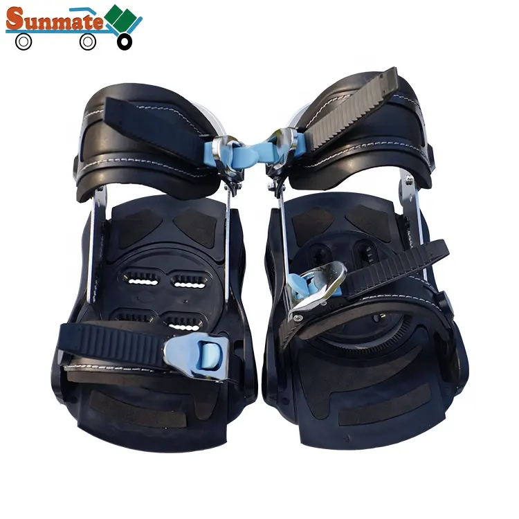 Customized Design Plastic and Aluminum Snowboard Ski Strap with Buckle Binding