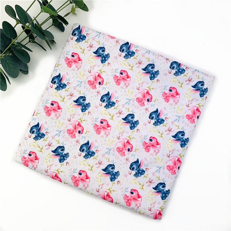 No MOQ Custom PUL Fabric Printed Diaper Cloth Fabric