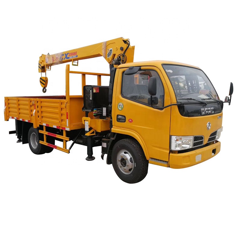 Dongfeng 4X2 4x4 LHD/RHD 5t грузовик с 2 тонн телескопический кран для продажи
