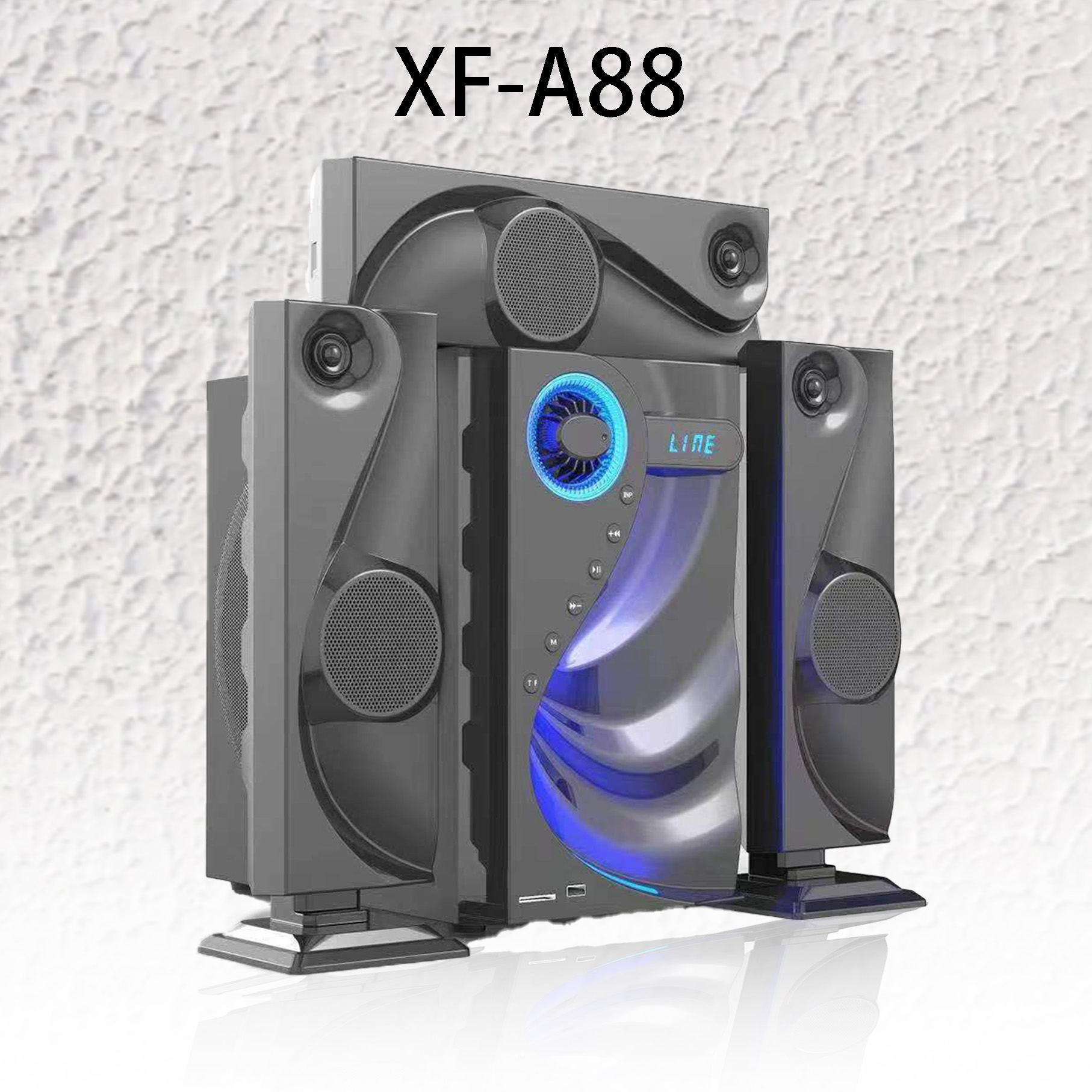 2022 soundsonic спикер аудио система звука сабвуфер домашний кинотеатр спикер xf-a88