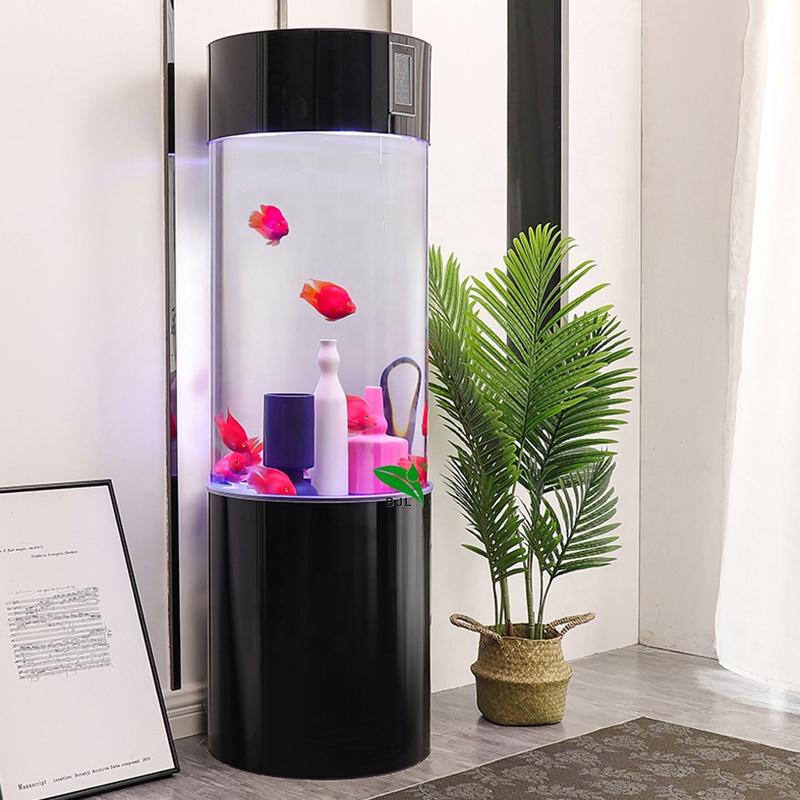 transparent acrylic large fish farming round tanks for sale