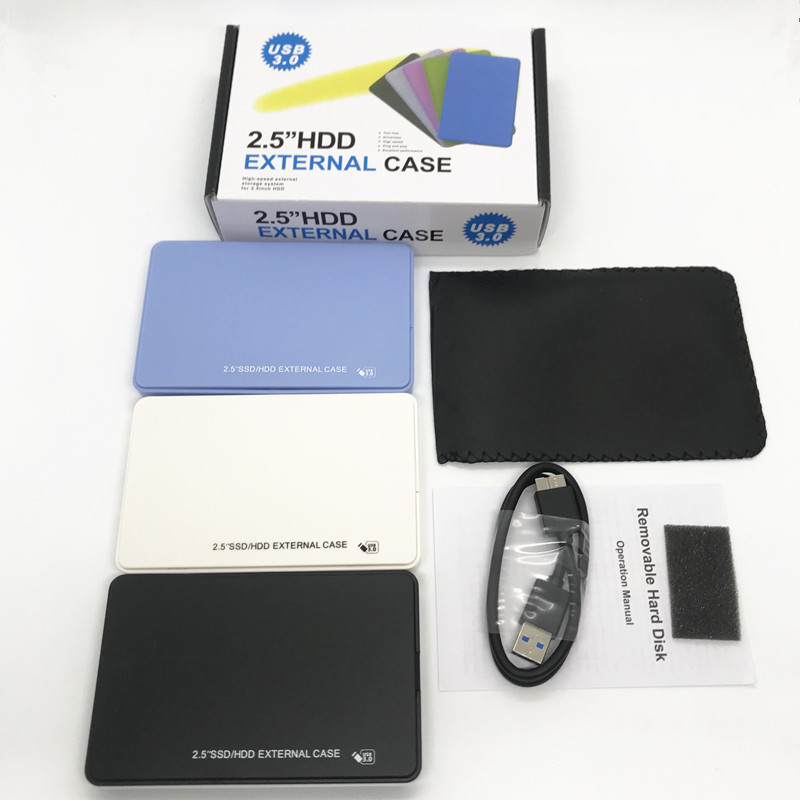 Заводская оптовая продажа Handisen HDD корпус 2,5 USB 3,0 пластиковый внешний жесткий диск Корпус USB на SATA жесткий диск корпус