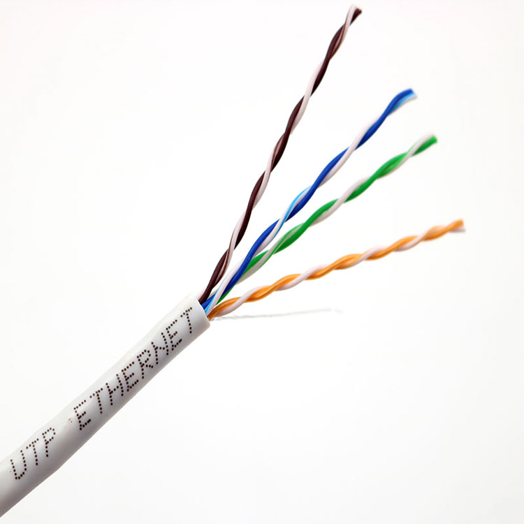 Прямая продажа с завода 2021, недорогой UTP-кабель Cat5e 4 пары 0,5 мм CCA Solid 24AWG 1000ft Cat 5 UTP-кабель