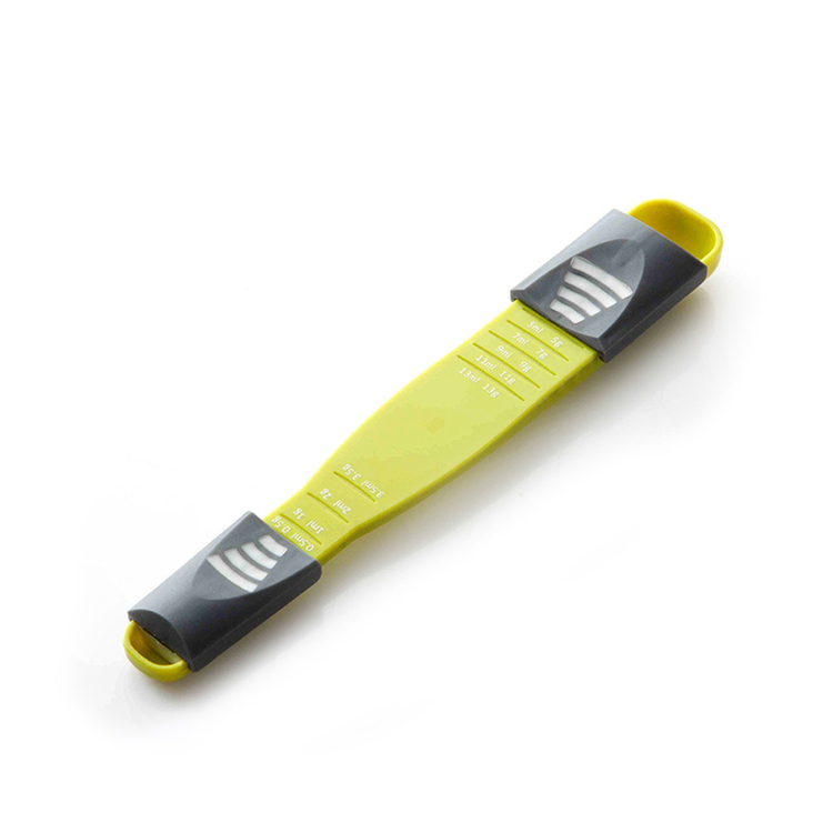 Amazon Hot Sale plastic tea spoon adjustable measuring spoon