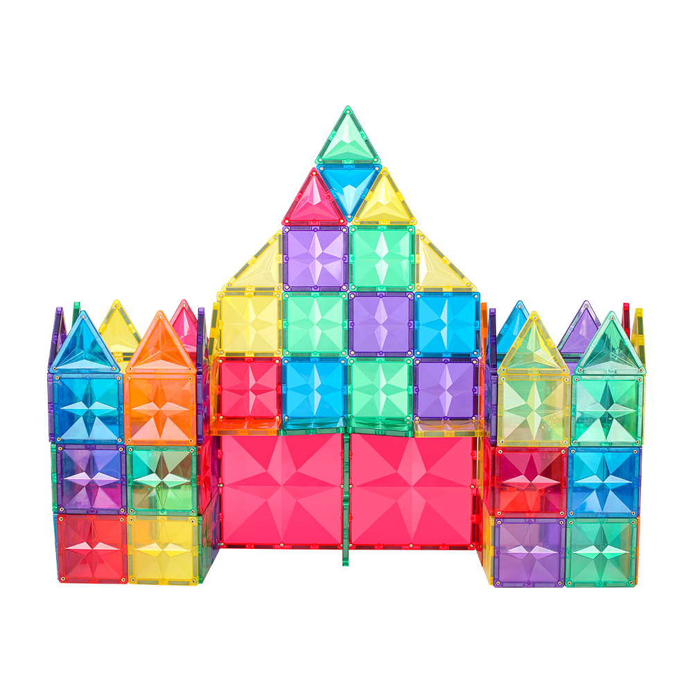 2021 educational toys MNTL 182PCs+MysteryGift Box plasitc ABS toy building blocks magnetic tiles magnet tiles for kids