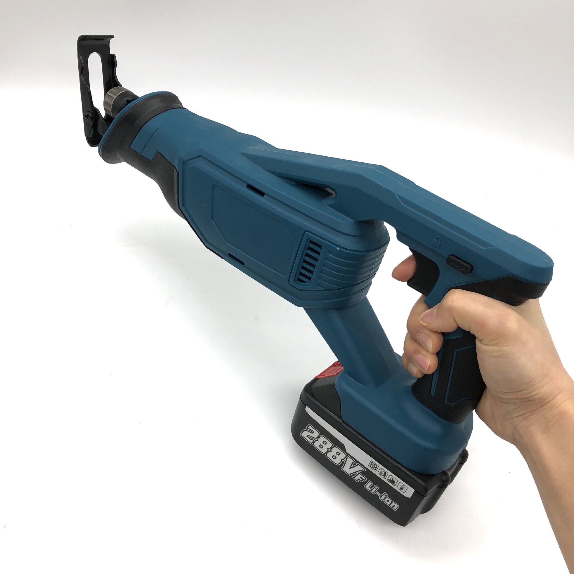 228V Li-ion Electric Reciprocating Saw Charging Small Logging Saw Electric Wood Cutting Saw Cordless Saw Fret Saw With Clamp