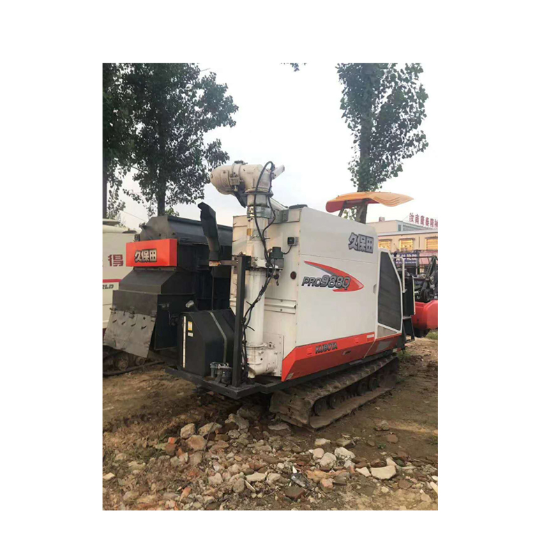 Высококачественная б/у машина для сбора риса и изнасилования Kubota 988Q