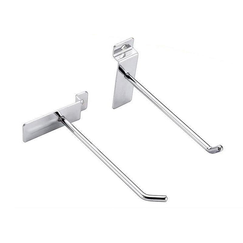 Hot sale metal display slatwall supermarket shelf hook
