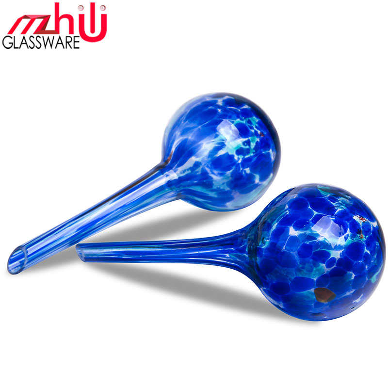 Cobalt blue Plant Watering Bulbs spikes 6X15 size self Watering Globes Garden Water drip Ball For Potted Plant aqua globes