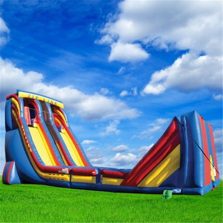 Giant Inflatable Amazon Zip Line Zipline Sliding Inflatable Mobile Zip Line Inflatable Zip Line