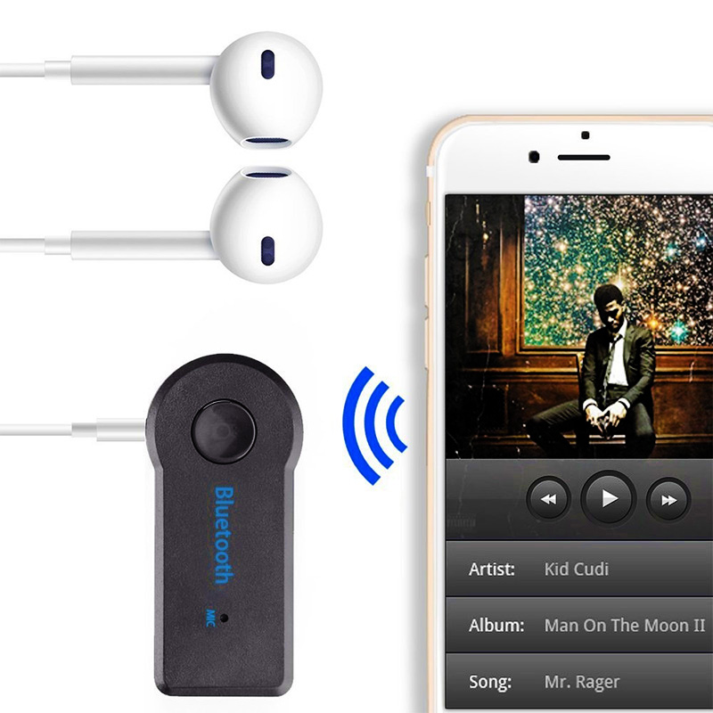 Низкий минимальный объем заказа Bluetooth автомобильный адаптер для ответа на звонки и прослушивания музыки автомобильную аудиосистему Bluetooth Aux автомобильный комплект