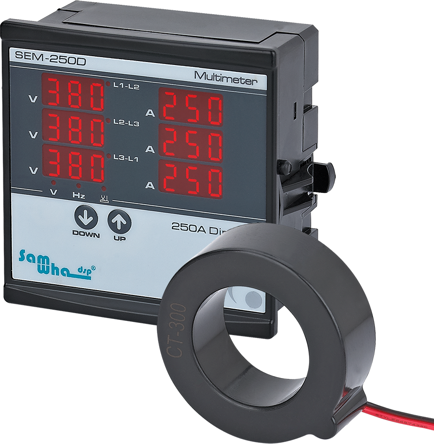 Samwha-Dsp SEM-250D трехфазный многофункциональный измеритель мощности