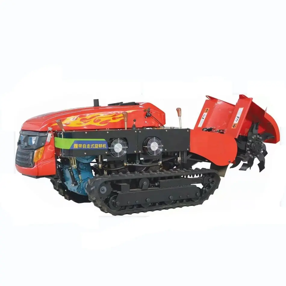 Super 80hp Rubber Track Triangle Crawler Type Small Tractor