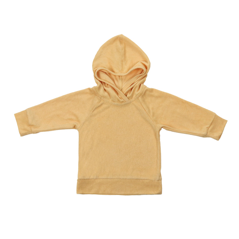 Hot Sale Winter Warm Boutique Organic Towelling High Quality Full Sleeve Baby T-shirt