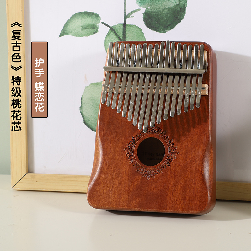 Kalimba 17 клавиша красного дерева большой палец Пианино музыкальный инструмент Африка палец пианино инструмент музыкальный