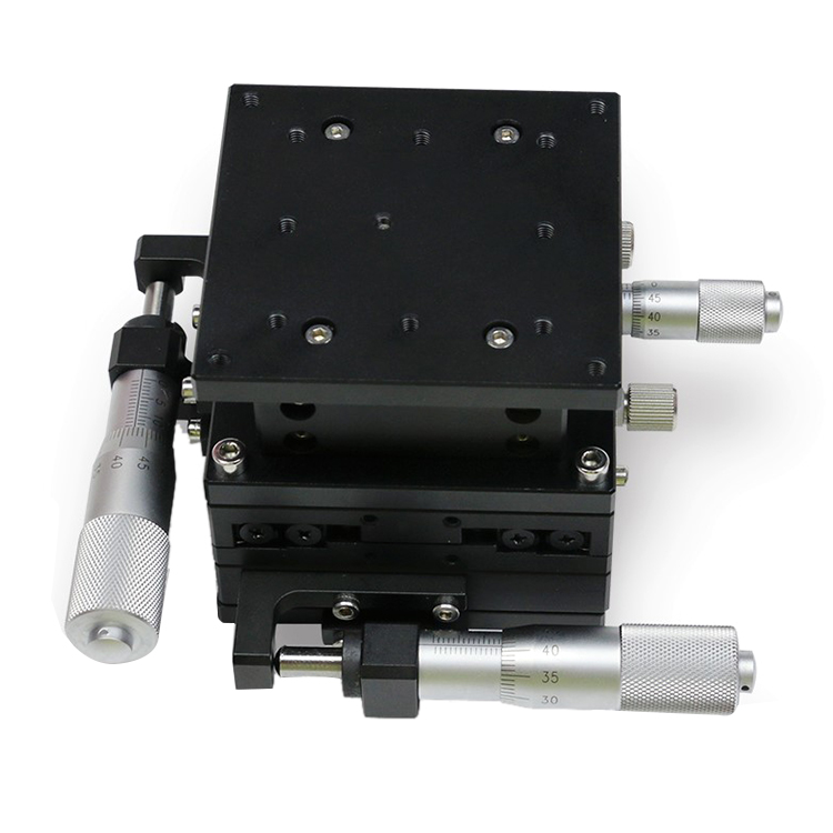 Factory Price Wholesale 40*40 60*60 80*80mm Xyz 3 Axis Linear Stage Xyz Manual Transition Stage