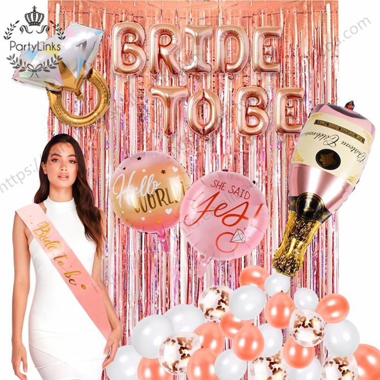 Надувной шар Bride to Be Sash, украшение для вечеринки невесты, девичника, девочки, девичника, украшение для вечеринки, Свадебный декор