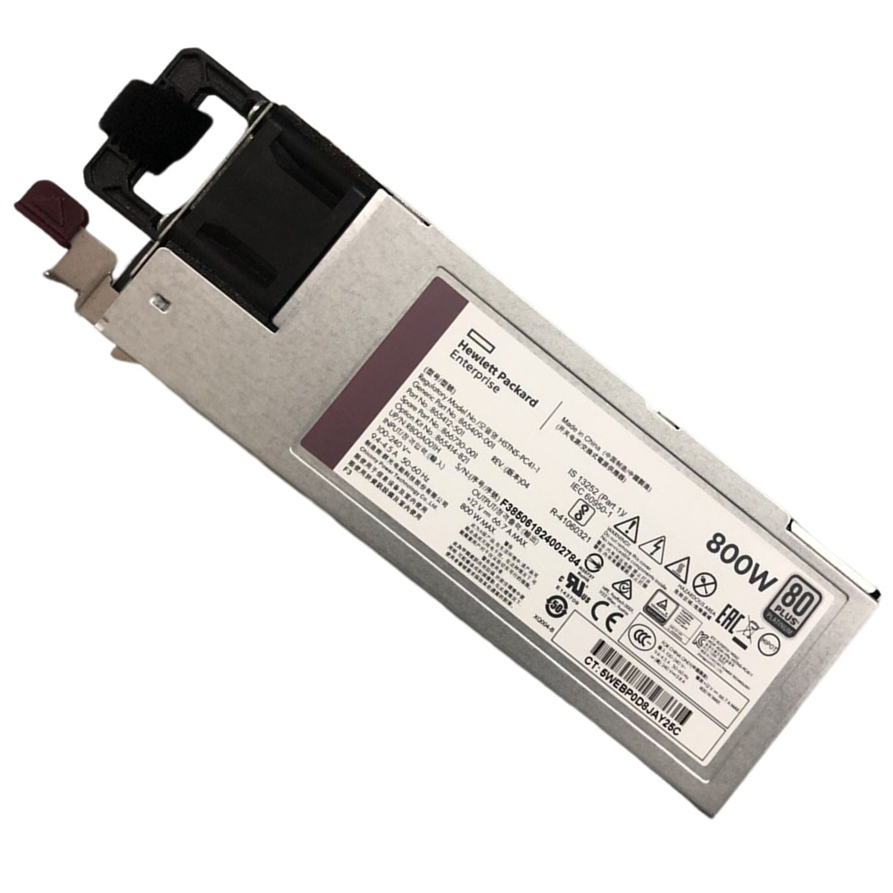 Новое поступление, оригинальный 865414-B21 HPE 800 Вт блок питания, гибкий слот, Платиновый комплект питания с горячей вилкой 866730-001 для HPE Server G9/G10