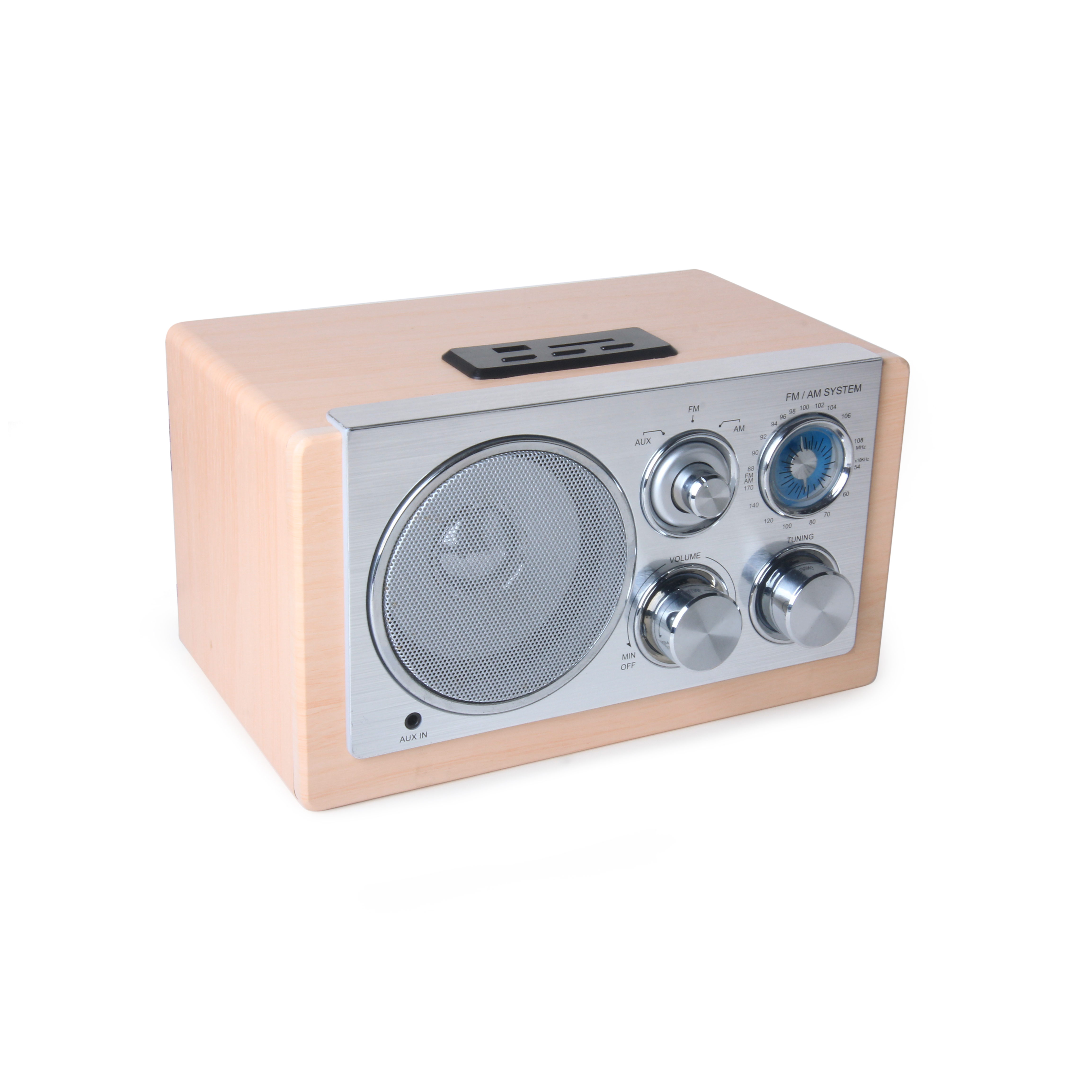 Напрямую с фабрики Ретро AUX-IN WMA MP3 USB SD карты дерева AM FM радио