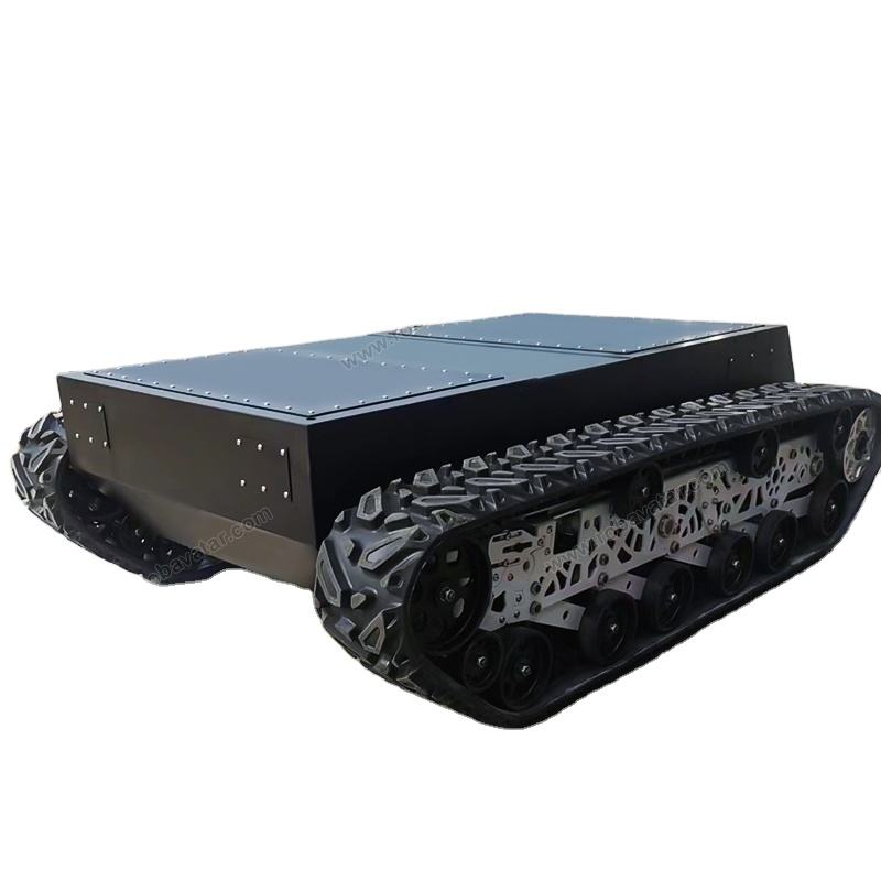 Best selling items robot smart car rubber tracks/belts tracked chassis for sale