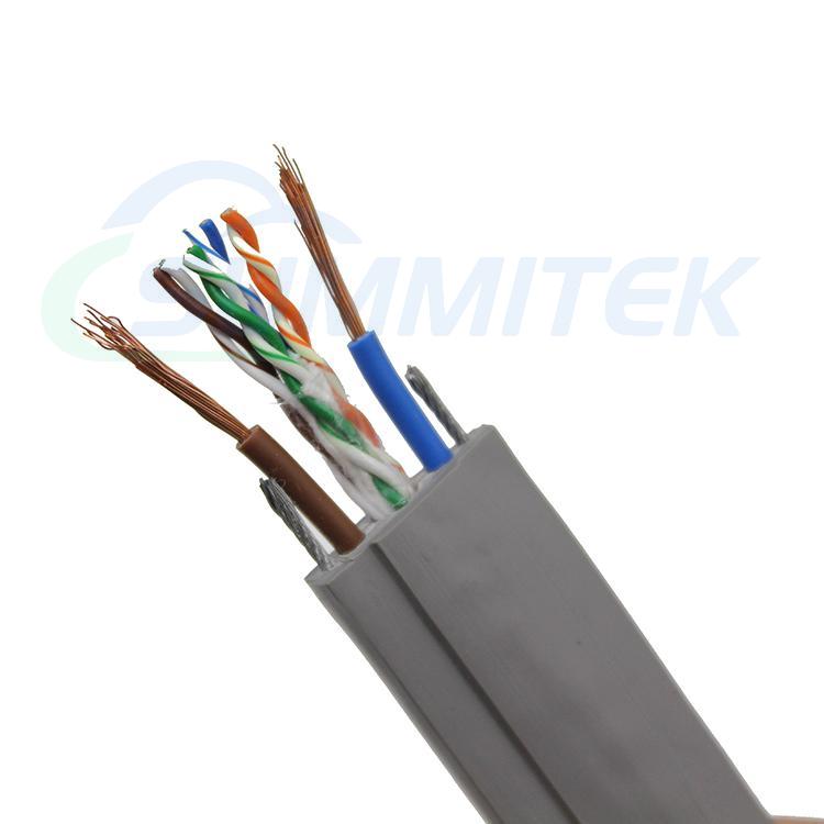 Подъемный кабель Utp с плоским кабелем для камеры Cat6 /Cat5 /Cat5e