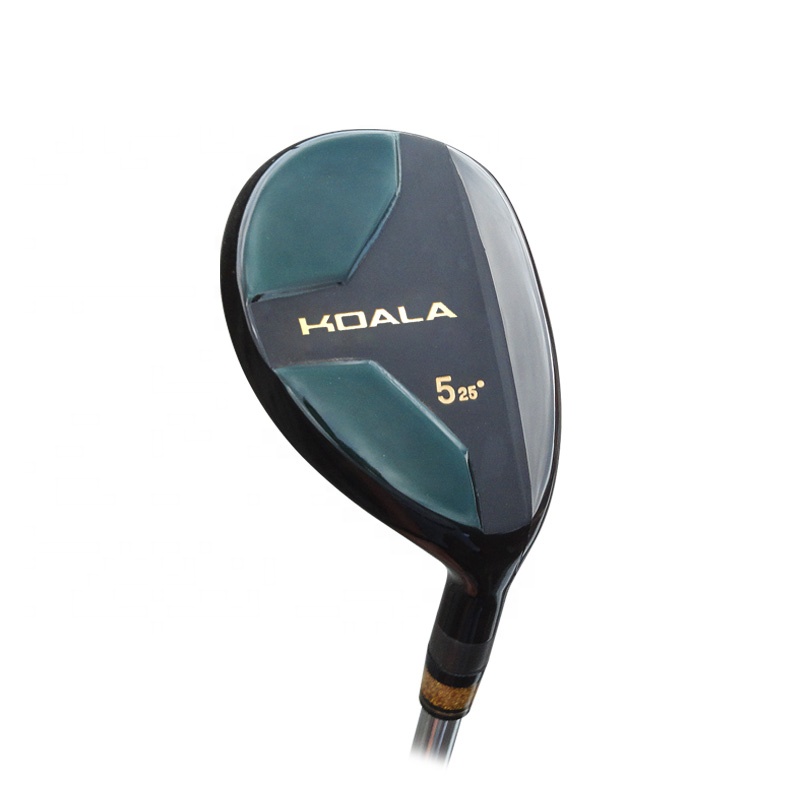 Конкурентоспособная цена apretones de Golf ковка литье из нержавеющей стали PVD заказной бренд гольф гибридная Полезная головка с зеленым