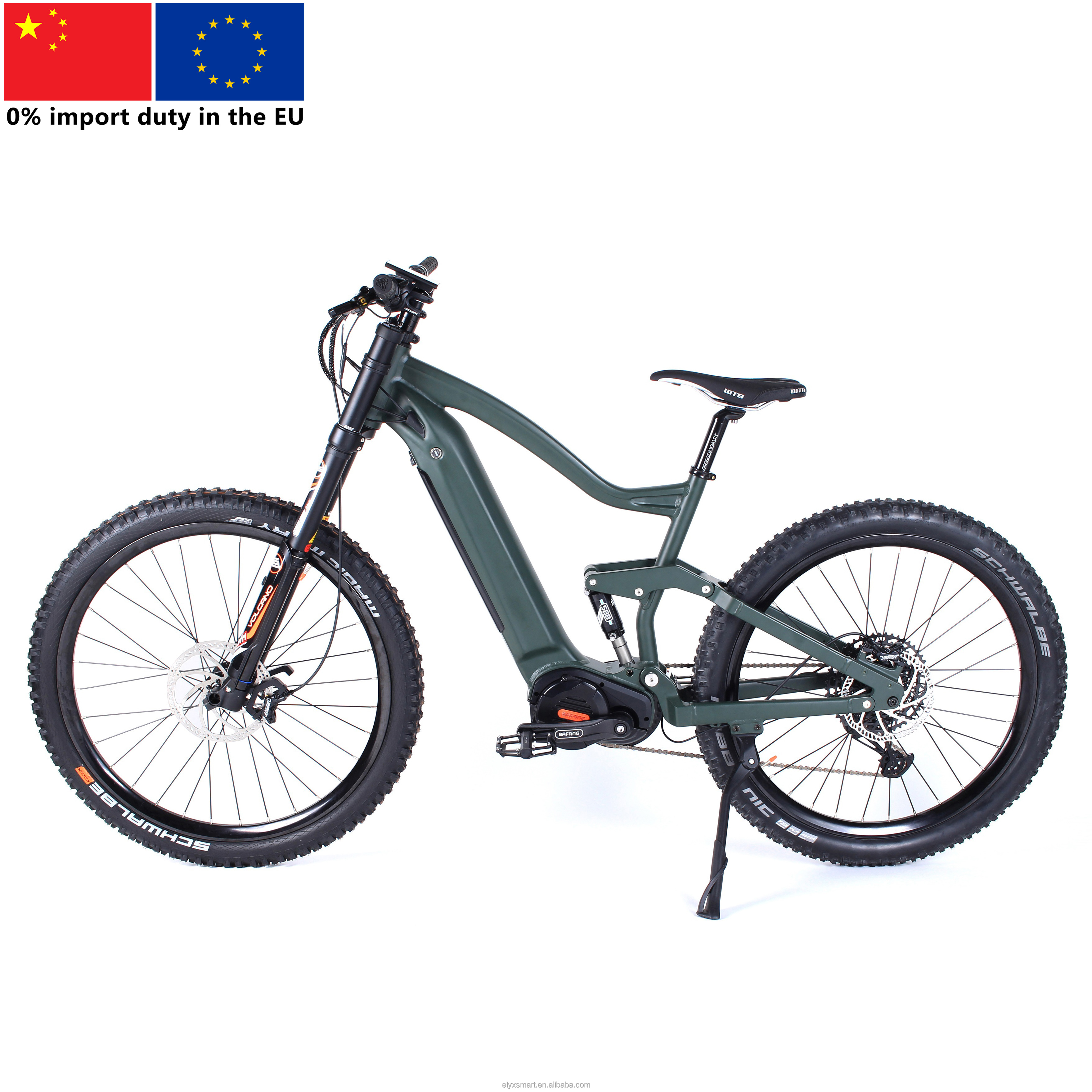 Новинка 2021, оптовая продажа, электрические велосипеды Bafang, ультрасредний двигатель, 1000 Вт, полная подвеска, эндуро, 48 В, велосипед, электрический велосипед