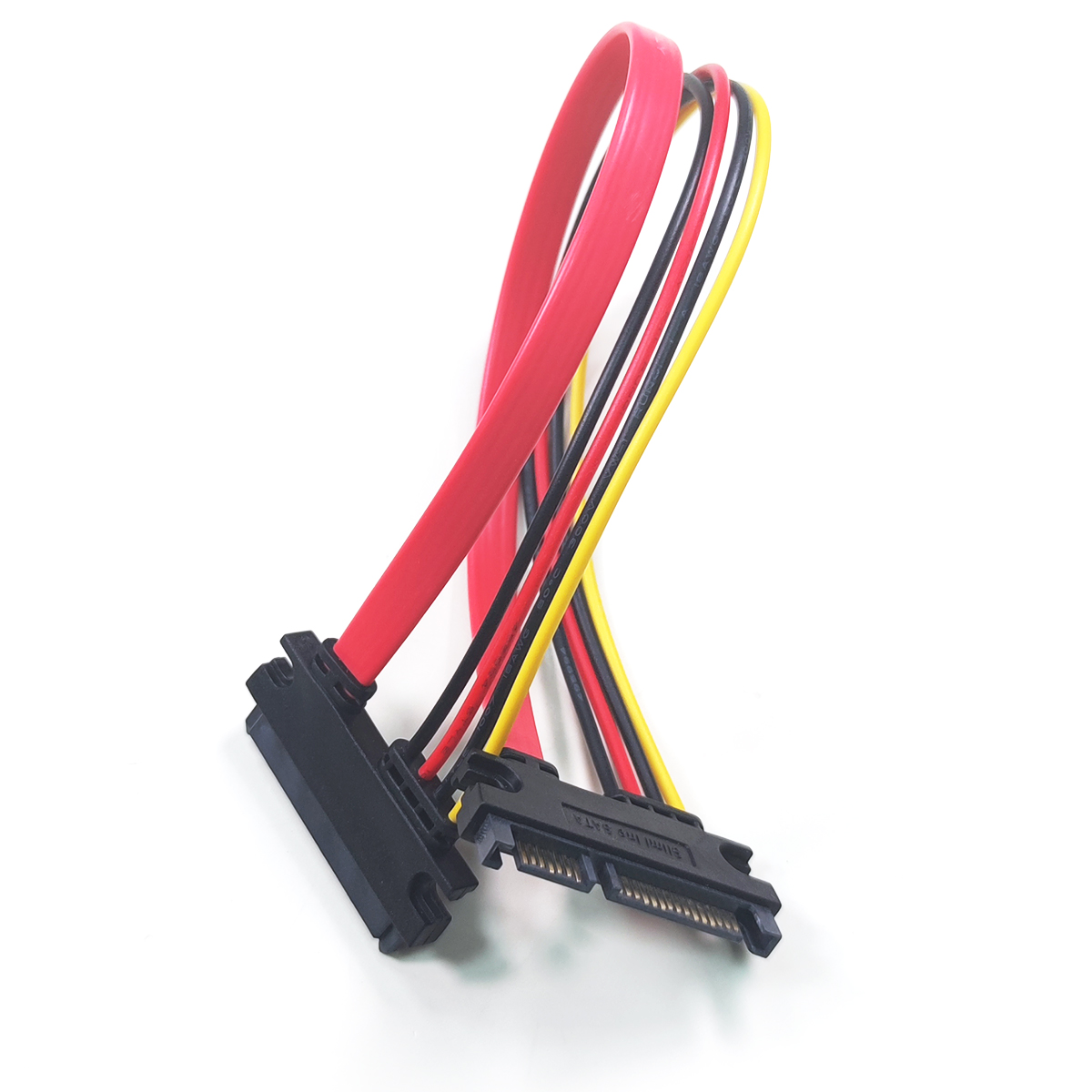 30 см SATA кабель питания 22Pin (7 + 15) с разъемом «папа» 22 Pin гнездовой разъем SATA Serial ATA мощность комбо удлинители