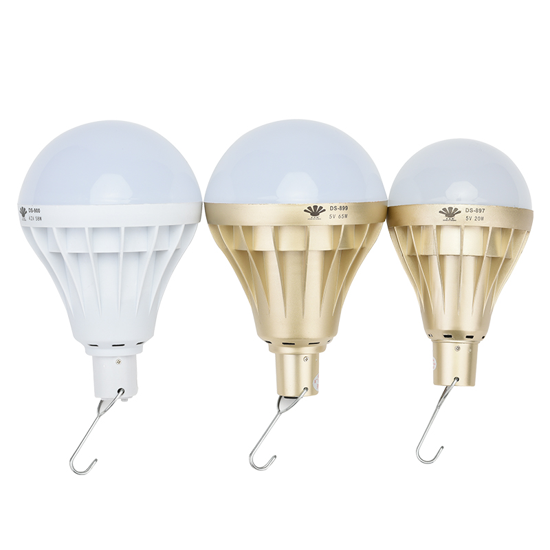 Outdoor Rechargeable Emergency Led Smd Bulb USB Charging Flashlight Hook Hanging Camping