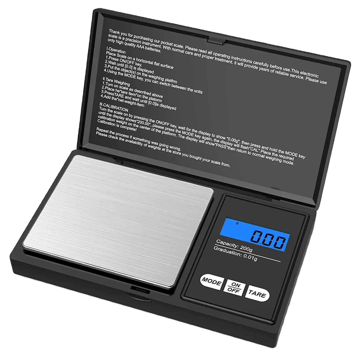 High Precision Professional Mini Scales 0.01 x 500g Digital Pocket Scale Balance Jewelry Weighing Scale