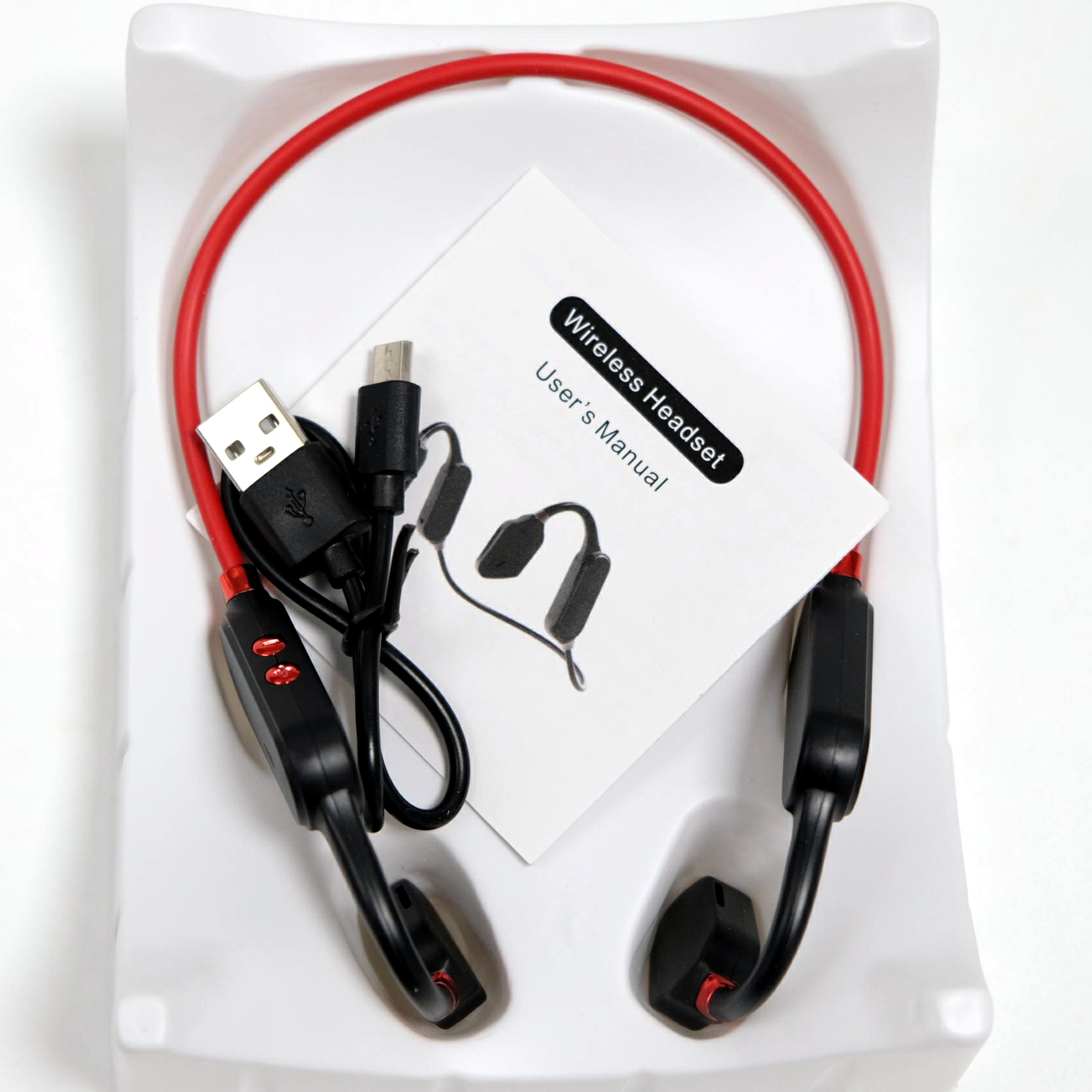 Ergonomics Design HIFI acoustic fidelity stereo Dual microphone noise open Ear hanging headphone