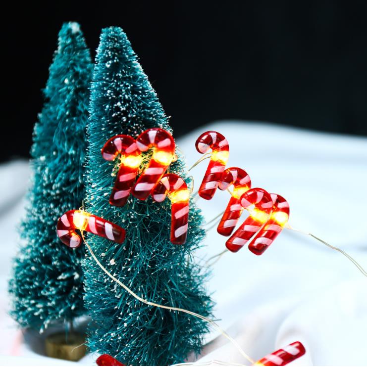Hot Sales Candy Led String Lights Remote Control Battery Box Powered Festival Yard Decoration