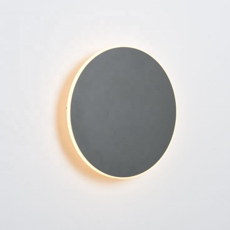 High quality round 3 Color Version Touch Sensitive Lighting Wall Lamp LED Night Light