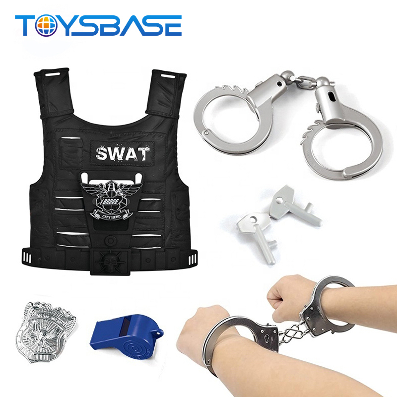 Children Pretend Police Accessories Set Uniform Toy,Boy's Favorites Role Police Play Set Toy