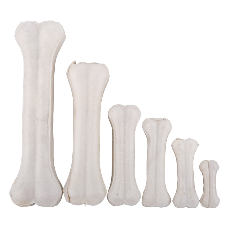 Wholesale Natural Rawhide Pressed Bone Pet Molar Training Treats Dog Chew Snack