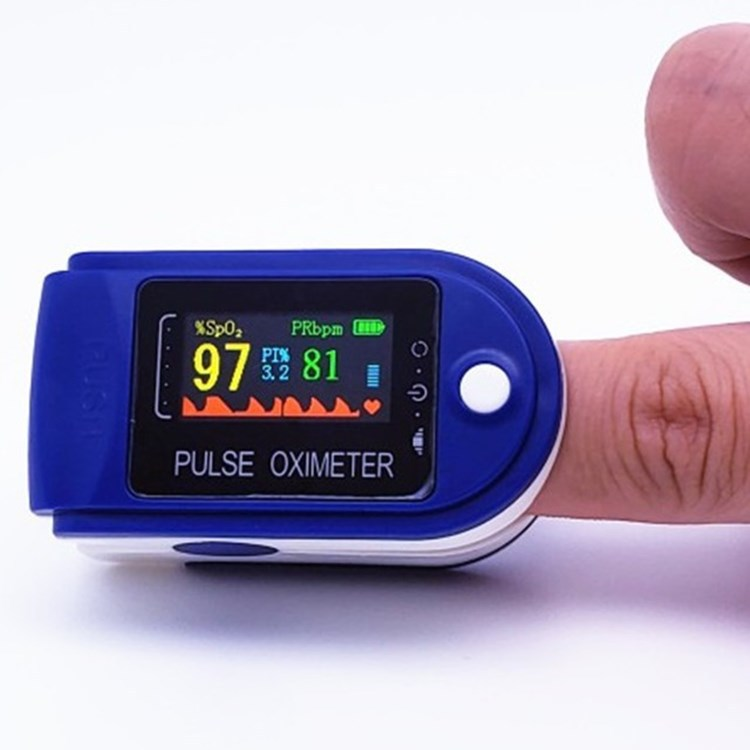 Digital screen fingertip pulse oxymeter blood oxygen meter measurements oxymeter fingertip pulse