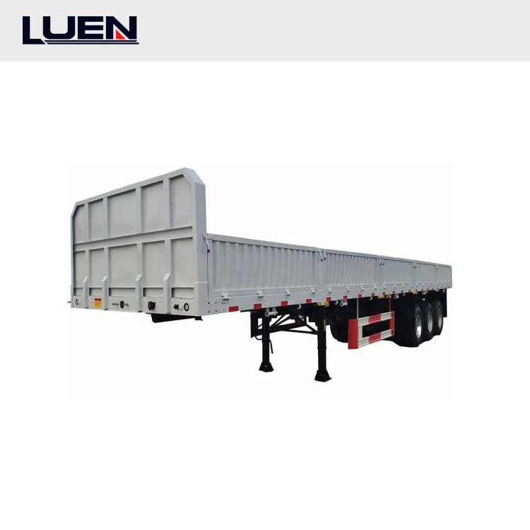LUEN грузовик с платформой, прицеп с плоской платформой для продажи, тяжелые 3 оси, 40 футов, полуприцеп, алюминиевое/стальное соединение/одностороннее действие, 28 тонн