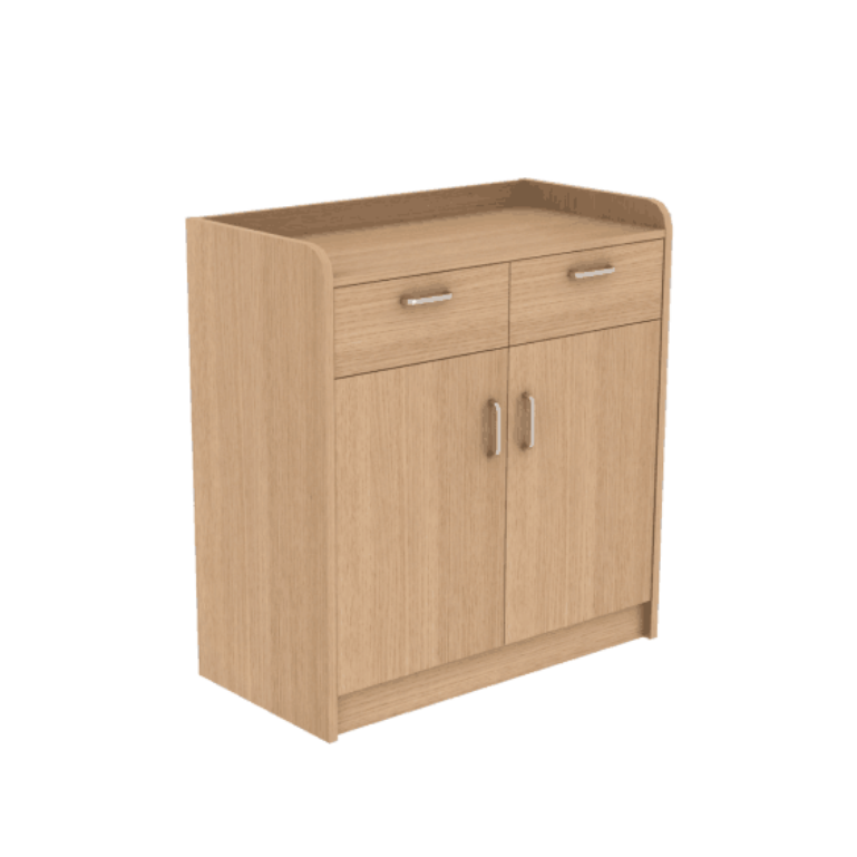Modern office furniture wooden double door coffee cabinet