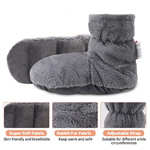 Wholesale Microwave Aromatherapy Slippers Heated Foot Clay Beads Warming Heating Boots
